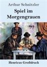 Arthur Schnitzler - Spiel im Morgengrauen (Großdruck)
