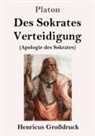 Platon - Des Sokrates Verteidigung (Großdruck)