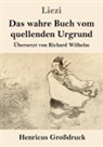 Liezi - Das wahre Buch vom quellenden Urgrund (Großdruck)
