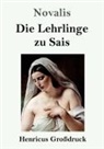 Novalis - Die Lehrlinge zu Sais (Großdruck)