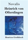 Novalis - Heinrich von Ofterdingen (Großdruck)