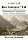 Jean Paul - Das Kampaner Tal (Großdruck)