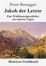 Peter Rosegger - Jakob der Letzte (Großdruck)