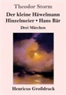 Theodor Storm - Der kleine Häwelmann / Hinzelmeier / Hans Bär (Großdruck)