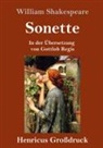 William Shakespeare - Sonette (Großdruck)