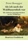 Peter Rosegger - Als ich noch der Waldbauernbub war (Großdruck)
