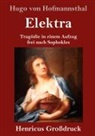 Hugo von Hofmannsthal - Elektra (Großdruck)