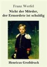 Franz Werfel - Nicht der Mörder, der Ermordete ist schuldig (Großdruck)