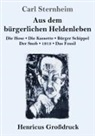 Carl Sternheim - Aus dem bürgerlichen Heldenleben (Großdruck)