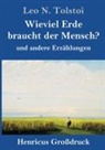 Leo N Tolstoi, Leo N. Tolstoi - Wieviel Erde braucht der Mensch? (Großdruck)
