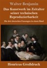 Walter Benjamin - Das Kunstwerk im Zeitalter seiner technischen Reproduzierbarkeit (Großdruck)