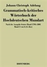 Johann Christoph Adelung, Johann Christoph Adelung - Grammatisch-kritisches Wörterbuch der Hochdeutschen Mundart