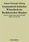 Johann Christoph Adelung, Johann Christoph Adelung - Grammatisch-kritisches Wörterbuch der Hochdeutschen Mundart