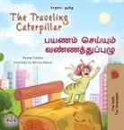 Kidkiddos Books, Rayne Coshav - The Traveling Caterpillar (English Tamil Bilingual Book for Kids)