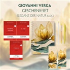 Giovanni Verga, EasyOriginal Verlag, Frank, Ilya Frank, EasyOriginal Verlag - Giovanni Verga Geschenkset - 3 Bücher (mit Audio-Online) + Eleganz der Natur Schreibset Basics, m. 3 Beilage, m. 3 Buch