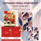 Giovanni Verga, EasyOriginal Verlag, Frank, Ilya Frank, EasyOriginal Verlag - Vita dei campi Starter-Paket Geschenkset - 3 Bücher (mit Audio-Online) + Marmorträume Schreibset Basics, m. 3 Beilage, m. 3 Buch