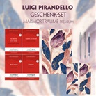 Luigi Pirandello, EasyOriginal Verlag, Frank, Ilya Frank, EasyOriginal Verlag - Luigi Pirandello Geschenkset - 4 Bücher (mit Audio-Online) + Marmorträume Schreibset Premium, m. 4 Beilage, m. 4 Buch