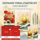 Giovanni Verga, EasyOriginal Verlag, Frank, Ilya Frank, EasyOriginal Verlag - Vita dei campi Starter-Paket Geschenkset - 3 Bücher (mit Audio-Online) + Eleganz der Natur Schreibset Premium, m. 3 Beilage, m. 3 Buch
