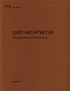 Marianne Burkhalter, Barbara Buser, Phil Hess, Heinz Wirz - Oxid Architektur