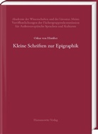 Oskar von Hinüber, Oskar von Hinüber - Kleine Schriften zur Epigraphik