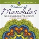 Coloring Therapist - Botanical Mandalas Coloring Book For Adults - Antistress Coloring Book