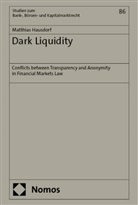 Matthias Hausdorf - Dark Liquidity
