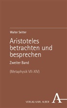 Walter Seitter - Aristoteles betrachten und besprechen. Zweiter Band