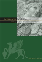 Archäologisches Institut Abteilu, Abteilung Athen Deutsches Archäologisches Institut, Reinhard Senff, Katja Sporn - Mitteilungen des Deutschen Archäologischen Instituts, Athenische Abteilung
