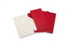 Moleskine - Moleskine Cahier Journal (Set of 3), Pocket, Ruled, Cranberry Red, Soft Cover (3.5 x 5.5)