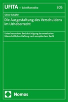 Oliver Schäfer - Die Ausgestaltung des Verschuldens im Urheberrecht