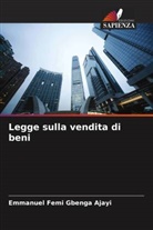 Emmanuel Femi Gbenga Ajayi - Legge sulla vendita di beni