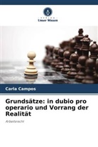 Carla Campos - Grundsätze: in dubio pro operario und Vorrang der Realität