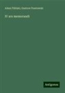 Gustave Pawlowski, Adam Pili¿ski - IV ars memorandi