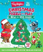Highlights - Christmas Puzzle and Play: Build with 100 Pieces!