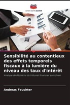 Andreas Feuchter - Sensibilité au contentieux des effets temporels fiscaux à la lumière du niveau des taux d'intérêt