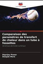 Deepak More, Digvijay Powar - Comparaison des paramètres de transfert de chaleur dans un tube à fossettes
