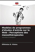 Efthimios D. Vlahos - Modèles de programmes d'études d'entrée sur le Web : Perceptions des massothérapeutes