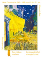 Flame Tree Publishing - Vincent Van Gogh: Cafe Terrace (Foiled Quarto Journal)