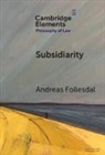 Andreas Follesdal, Andreas (University of Oslo) Follesdal, Follesdal Andreas - Subsidiarity