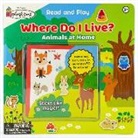 Rufus Downy, Julie Cossette, Cottage Door Press - Where Do I Live? (Colorforms): Animals at Home