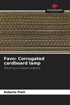 Roberta Platt - Favo: Corrugated cardboard lamp