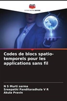 Akula Pravin, N S Murti Sarma, N. S Murti Sarma, Sreepathi Panditaradhula V R - Codes de blocs spatio-temporels pour les applications sans fil