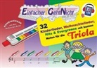 Martin Leuchtner, Bruno Waizmann - Einfacher!-Geht-Nicht: 32 Kinderlieder, Weihnachtslieder, Hits & Evergreens mit bunten Noten für die Triola (+Play-Along-Streaming)