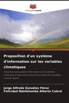 Felicidad Ndafahamba Alberto Cabral, Jorge Alfredo Gonzélez Pérez - Proposition d'un système d'information sur les variables climatiques