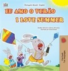 Shelley Admont, Kidkiddos Books, Danny Shmuilov - I Love Summer (Portuguese English Bilingual Children's Book - Brazilian)