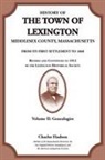 Charles Hudson - History of the Town of Lexington, Middlesex County, Massachusetts, Genealogies Volume II