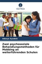 Adeoye Ayodele - Zwei psychosoziale Behandlungsmethoden für Mobbing an weiterführenden Schulen