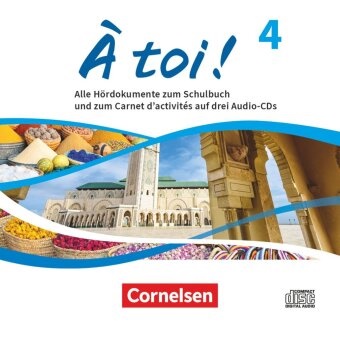 À toi ! - Ausgabe ab 2022 - Band 4 Audio-CDs - Audiomaterial zum Schulbuch und Carnet d'activités