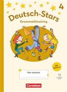 Deutsch-Stars - Grammatiktraining Ausgabe 2025 - 4. Schuljahr