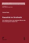 Christof Riedo - Kausalität im Strafrecht